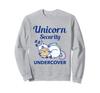 Забавный единорог под прикрытием милый кот толстовка