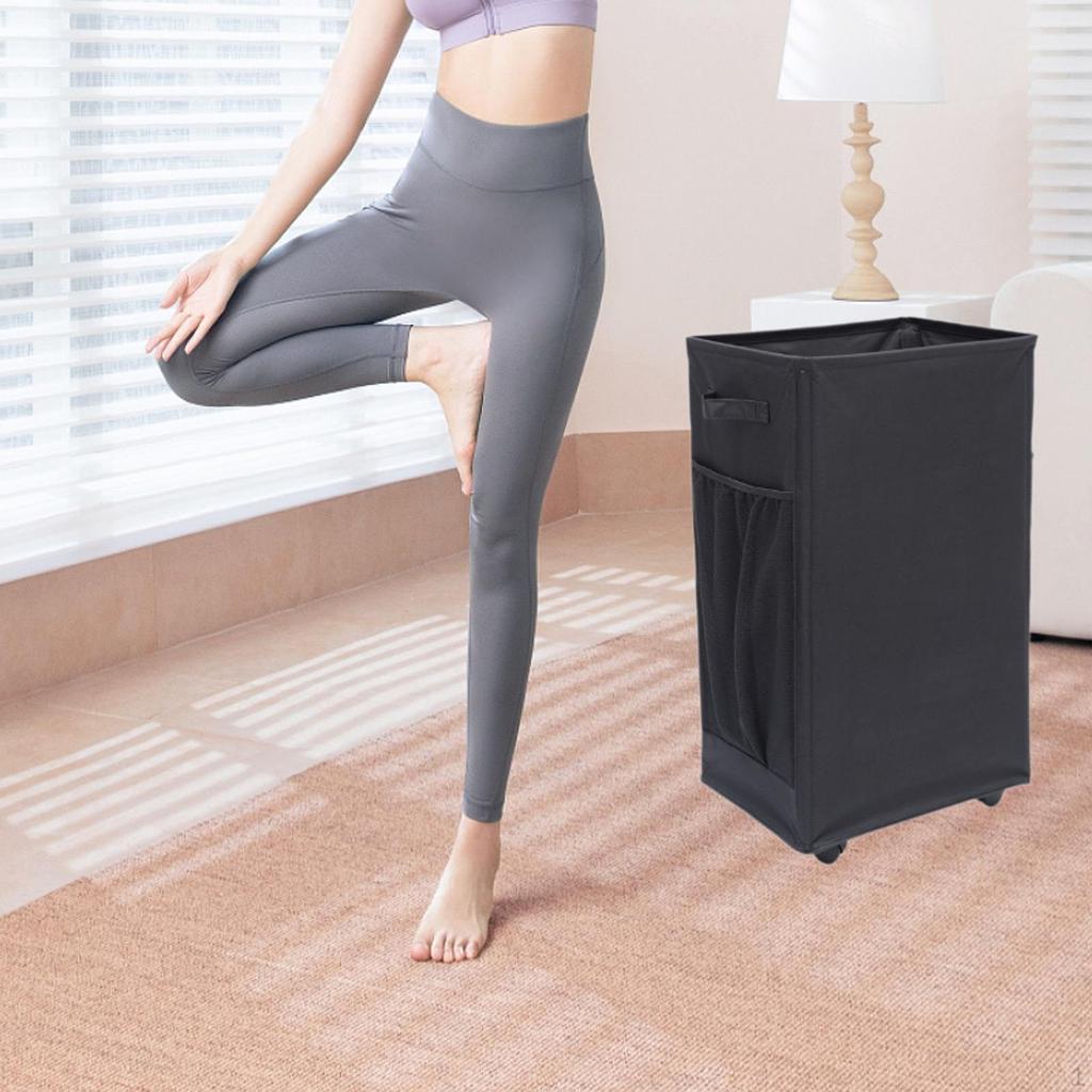 Складная корзина для белья, органайзер для хранения игрушек объемом 84 л, стойка для коврика для йоги,