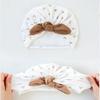 0-5 месяцев Шапочка-тюрбан из муслина без косточек Хлопковая шапочка-тюрбан для новорожденных Ветрозащитная детская фетальная шапочка Осень