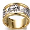Personality Fashion Jewelry Hollow Elephant Design Anniversary Gift Ring Size 5-12