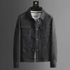 2023 Men's Korean Style Suede Lapel Jacket: Casual, Trendy Spring & Autumn Top