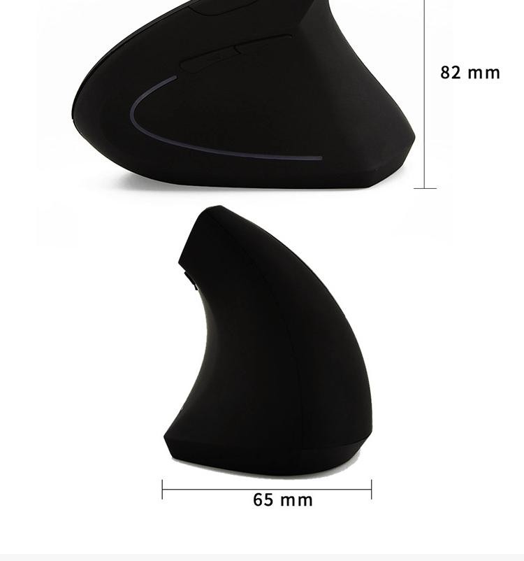 Эргономичная вертикальная беспроводная оптическая мышь - 2.4G