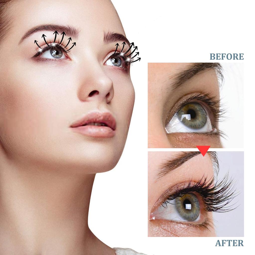 EELHOE Black Natural Beauty Waterproof Mascara Curl Eyelash Eyebrow Moisturizing Traceless Lengthening Mascara