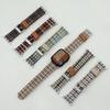 Watch Band For Apple Watch Series 10 Ultra 9 8 7 SE 6 5 4 3 2 1 46mm 49mm 45mm 44mm 42mm Vintage Wool+Leather Strap