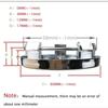 Car Sticker For Mercedes Benz 4pcs 60MM Car Wheel Center Hub Caps Cover decorate Accessories For MERCEDES BENZ AMG W204 W126 W20