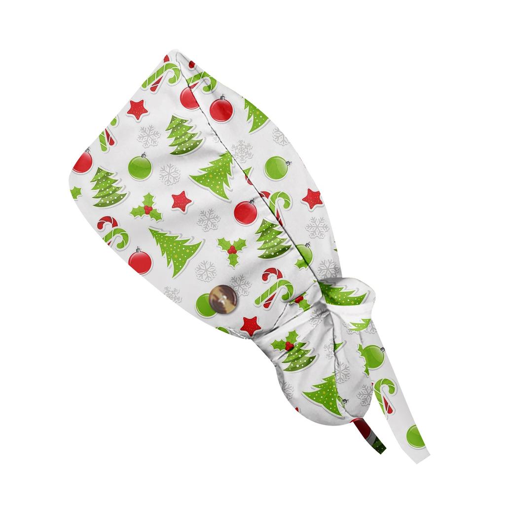 Модная рождественская рабочая кепка с принтом, повседневная женская кепка с хвостиком, кепка с повязкой, кепка Baotou