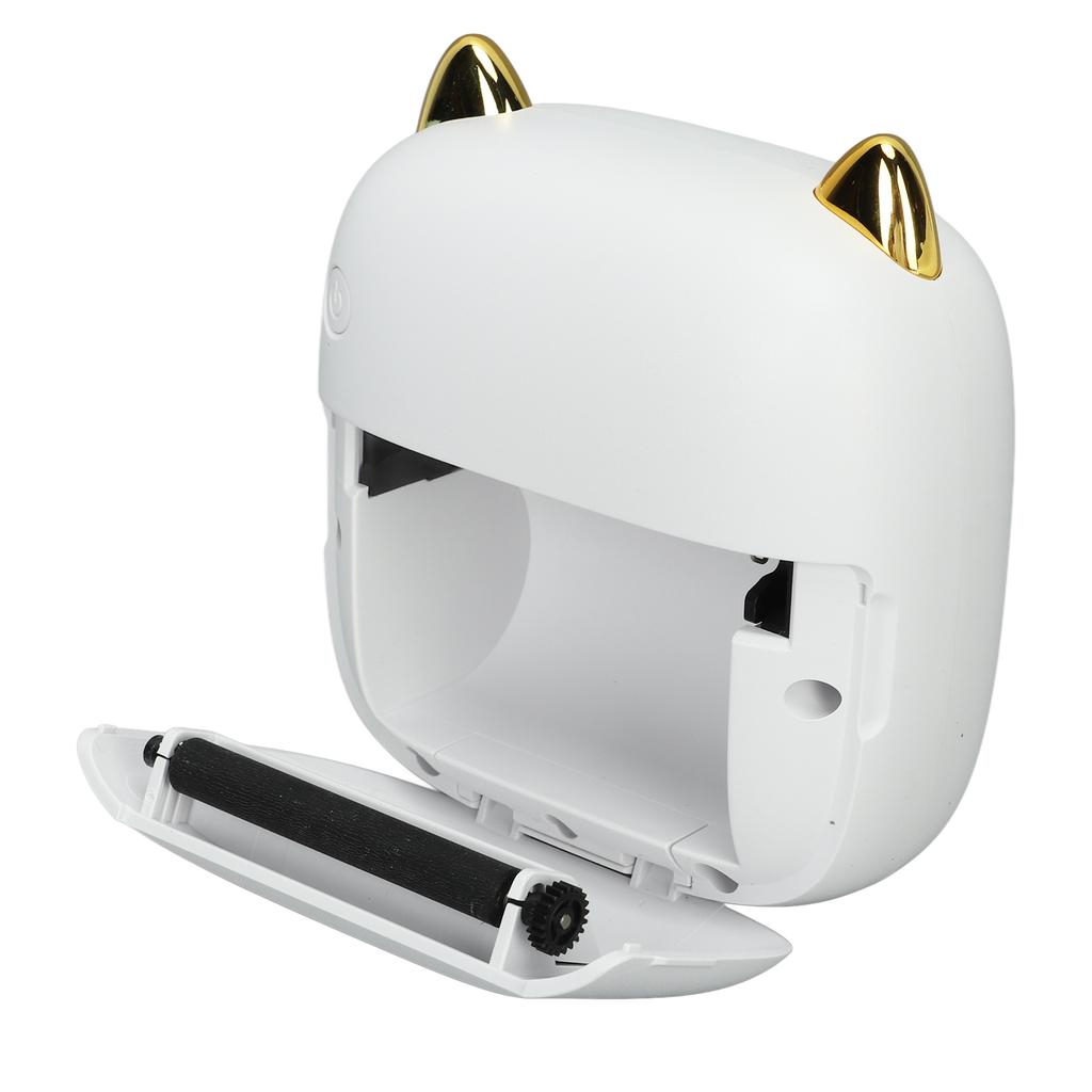 Wireless Mini Photo Printer Portable Inkless Adhesive Rechargeable 200DPI High Resolution Bluetooth