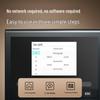 Deli Facial Recognition and Fingerprint Time Clock CN plug (adapter included)