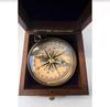 Christian Compass Gift with Wooden Box Jeremiah 29:11 Engraved Brass Compass Graduation Faith Travel Keepsake Nautical Maritime Gift
