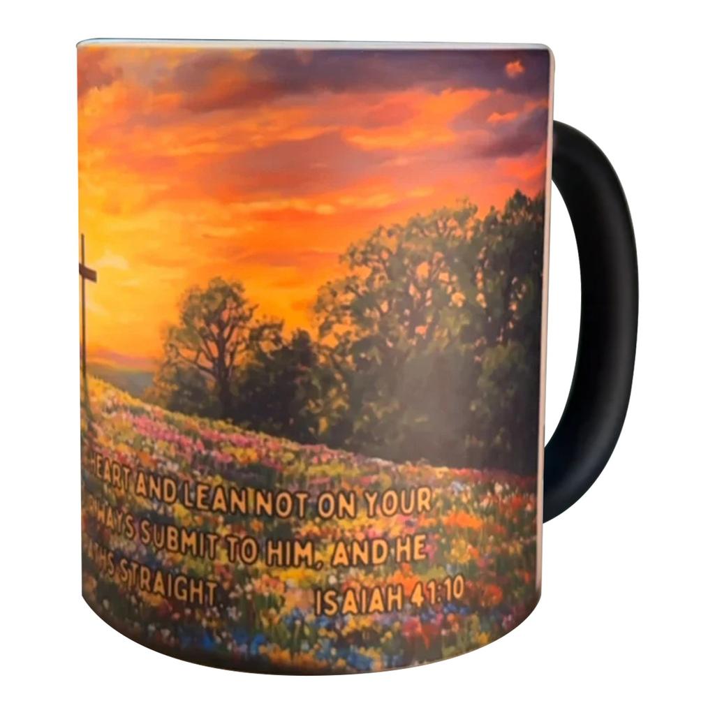 Scripture Verses Mug Coffee Cup Heat Discoloration Water Cup