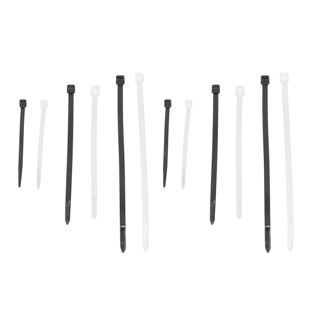 400Pcs Cable Zip Ties Nylon Self Locking Assorted Sizes Wire Cord Management Tool 4 6 8in