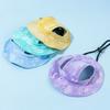Tie-dye Dog Bucket Hats with Ear Holes Adjustable Round Brim