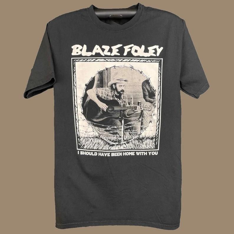 Blaze Foley The Dawg Years Тур Концерт S-5XL 22D479 Унисекс Футболка