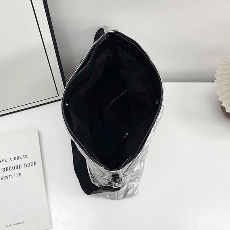 Simple Versatile Diamond Large Capacity Retro Handbag Women's Casual Soft Handle Crossbody Shoulder Bags