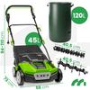 Maltec Masterlawn-Pro2600 Electric Lawn Scarifier Aerator 38cm