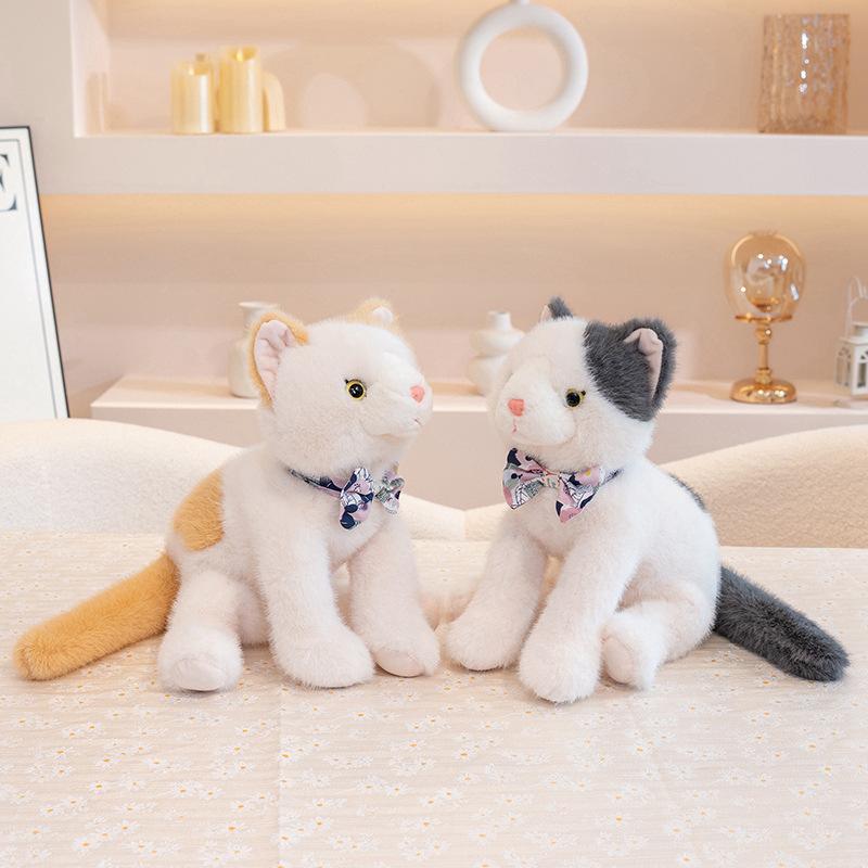 Милая кукла-котенок, плюшевая игрушка-кошка, сумка для девочек, сумка-мессенджер, детская успокаивающая кукла