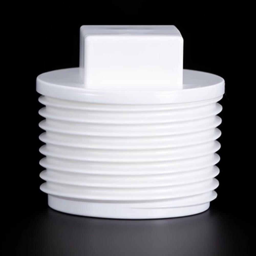 10pcs/set PVC Plumbing Pipe Plug Leak Proof Pipe Fitting End Caps Screw Plug Pipe Accessories