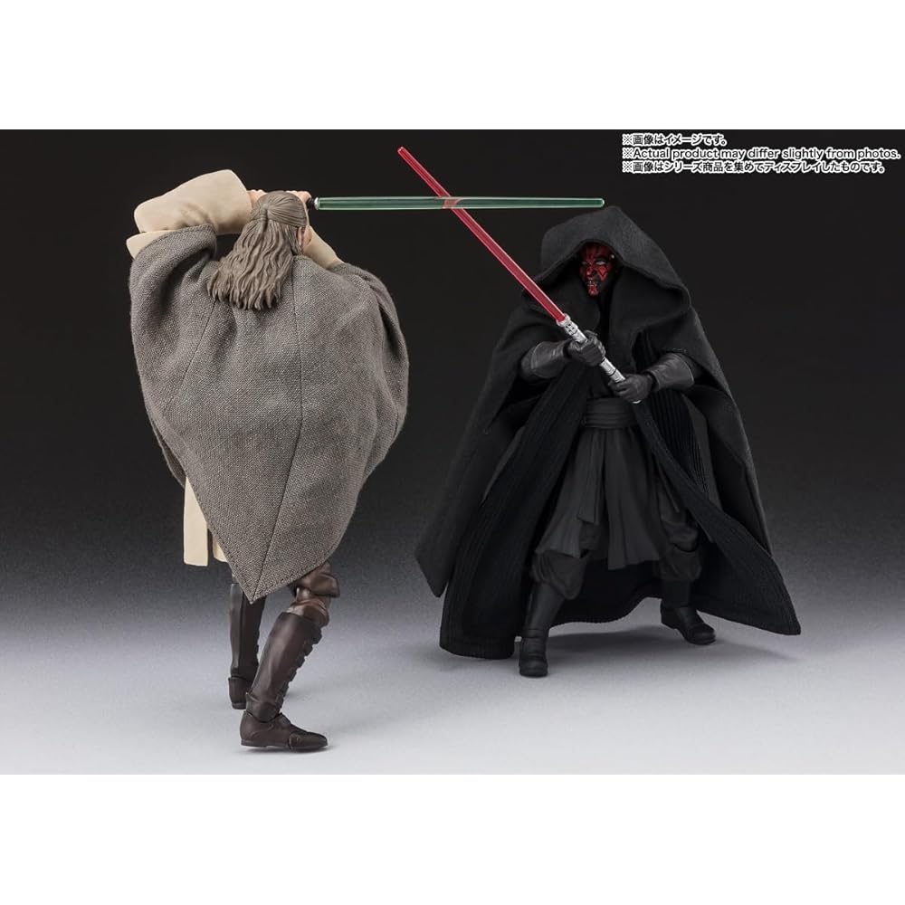 НАРОДЫ ТАМАШИИ SH. Figuarts Квай-Гон Джинн Звездные войны Скрытая угроза 150 мм ПВХ АБС Ткань Фигурка