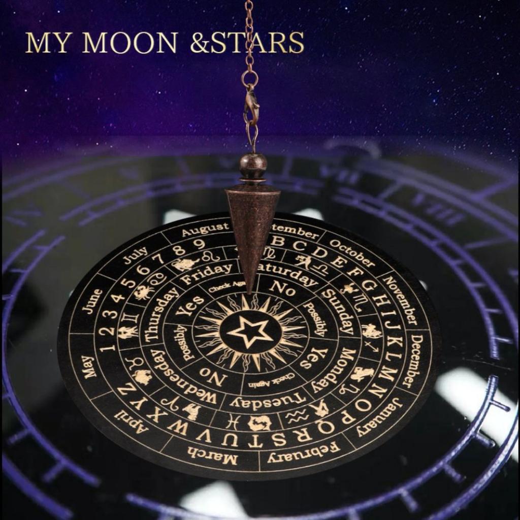 Деревянная доска для гадания ведьм: Большое созвездие для инструментов для гадания и лозоходства