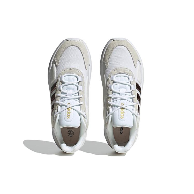 adidas Женские кроссовки для лайфстайла и бега Ozelle Cloudfoam 'Cloud White Matte Gold' H06121