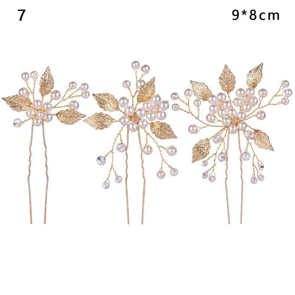 1/2/3PCS Crystal Hair Jewelry Accessories Hair Clips Headpieces Women Hairpins Headwear