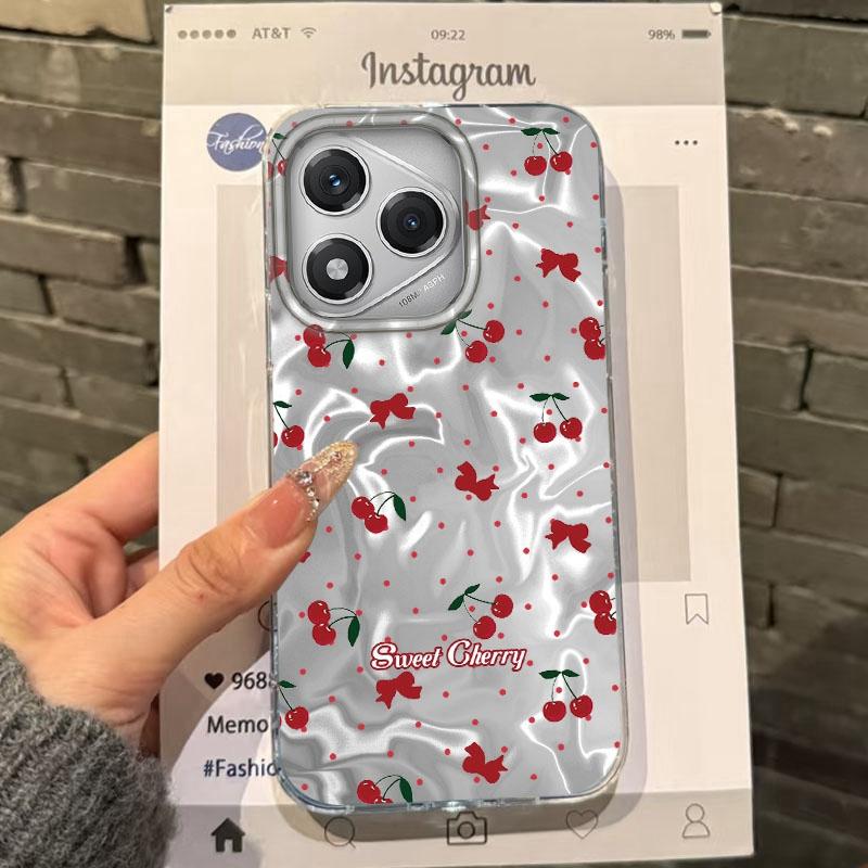 Розовый Чехол для телефона с бантом для девочек и женщин для Honor 400 Pro X9c Magic7 Magic6 200 Lite Smart X9a X8a X8b X8c X7c X8 Fundas Cover