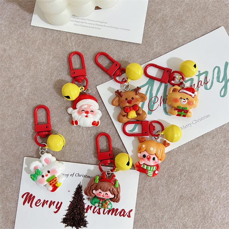 Мультяшный Милый Рождественский Модный Кавайный Кулон Санта-Клауса Универсальные Аксессуары для Украшения Рюкзака Подарки