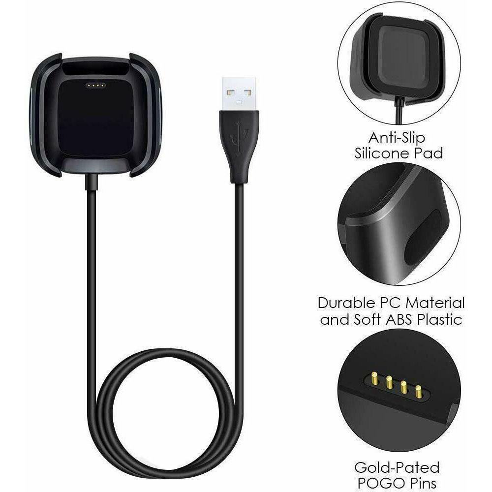 / Versa Lite / Versa 2 USB-кабель для зарядки Док-станция для зарядки Подставка для зарядки Док-станция для зарядки Зарядное устройство для часов Зарядные устройства