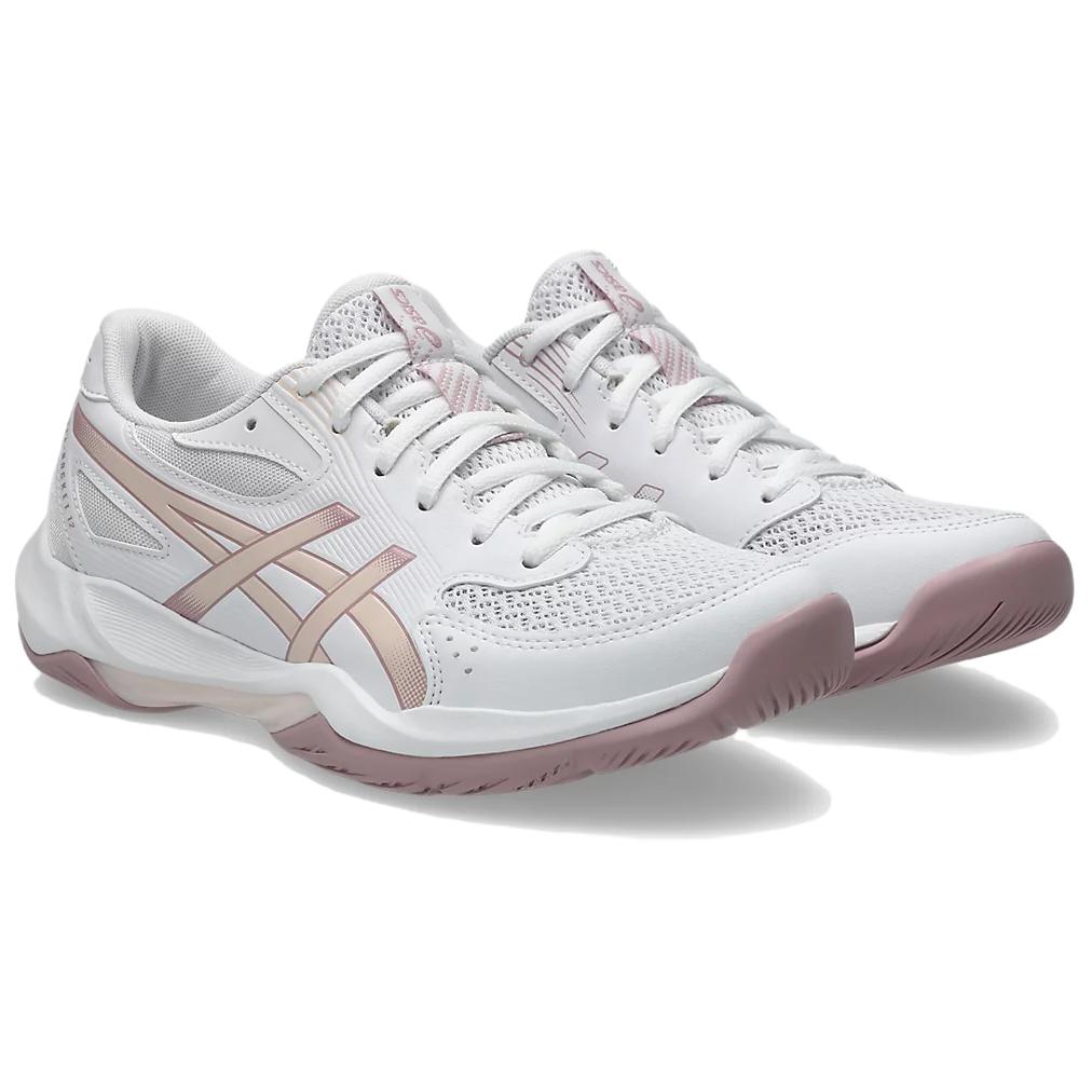 Asics Гель-Ракета 12 Удобные Спортивные Волейбольные Кроссовки Женская Обувь Белый 1072A119-103