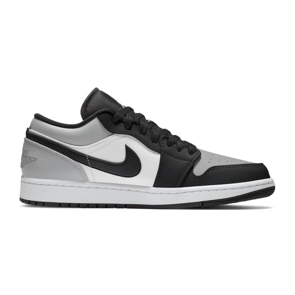 Jordan Air Jordan 1 Устойчивые к истиранию Устойчивые к истиранию Низкие Скейтбордические кроссовки Унисекс Черный Белый Серый 553558-132(Team162-SBOX)