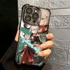 Аниме Чехол для телефона с покрытием Genshin Impact Для Iphone 16 17 Pro Max Air 16E 14 15 Plus 12 13 Mini Противоударный Чехол с Airbag