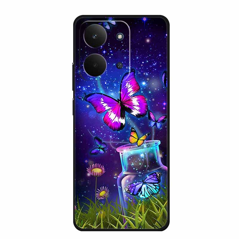 Для Xiaomi Redmi 15C 4G Чехол 15 C Funda Модный Мягкий ТПУ Черная Силиконовая Задняя Крышка Для Redmi 15C 5G 2025 Чехол для Телефона Coque Оболочка