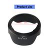 Professional Lens Hood EW-53B For Canon RF-S 10-18mm F4.5-6.3 IS STM Lens 49mm Snap On Camera Lens Shade Protector