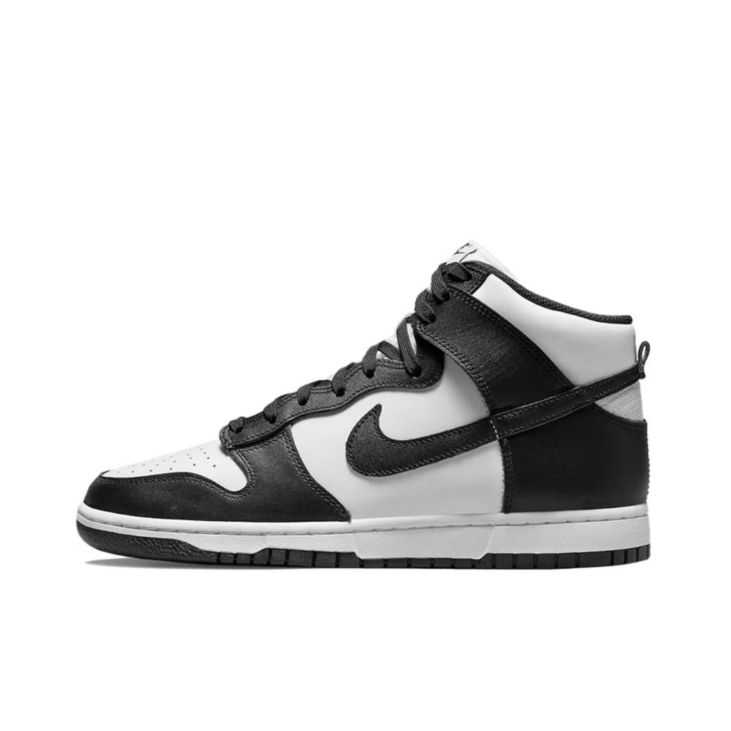 Nike Dunk Slip Resistant Slip Resistant High top Skateboard Shoes Men's Black Pink DD1399-105(Team352-)