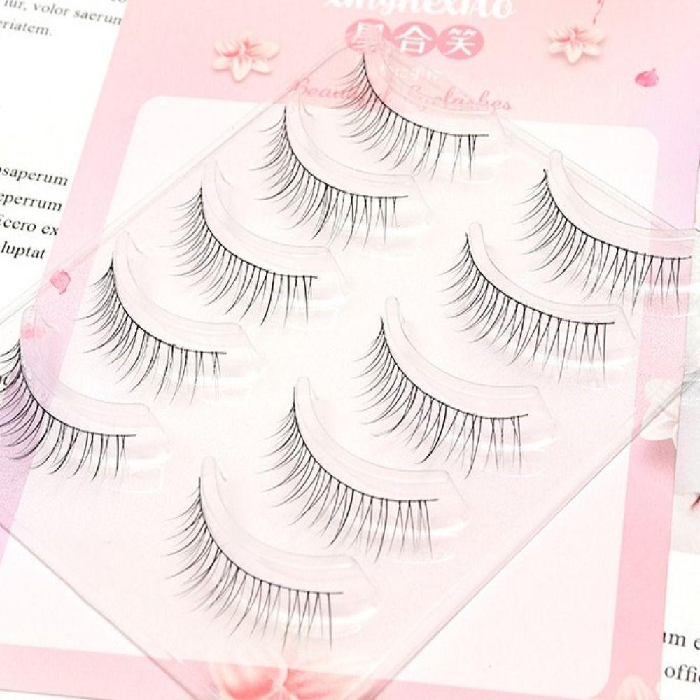 Накладные ресницы Little Devil Тонкое прозрачное основание Накладные ресницы Мягкие ресницы манга Женские