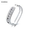 Классическое кольцо Lindon из медного сплава с цирконием, женские ювелирные изделия, свадебный подарок для вечеринки