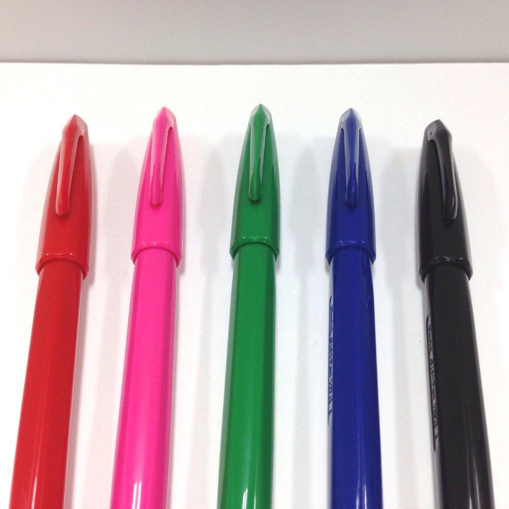 PENTEL Набор ручек Signature Pen 5 цветов Набор на водной основе S520-5