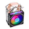 QiuzAim Воздушный кулер для процессора x99 x79 CPU Cooler 2/4/6 тепловых трубок Argb вентилятор 90мм Совместимый LGA2011 2066 115x 1200 1700 amd am5 AM4