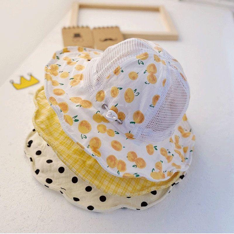 Детская солнцезащитная шляпа, летняя сетчатая солнцезащитная шляпа, милая детская шляпа с большими полями, шляпа рыбака, пляжная солнцезащитная шляпа