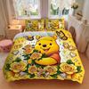 Piglet Butterflies Print 3Pcs Bedding Setduvet Cover With 2 Bedropillowcase Home Birthday Gift