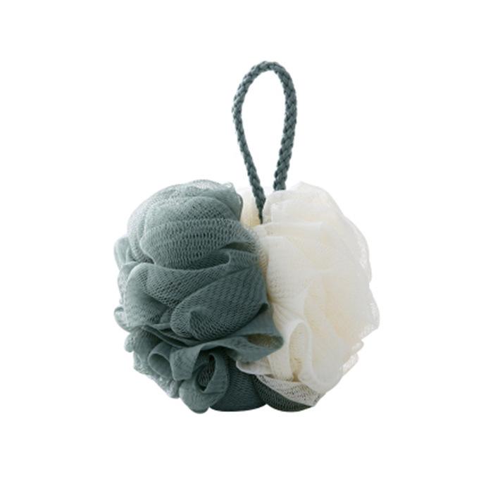 Двухцветный пенящийся богатый мочалка для ванны, цветная мочалка для ванны, шарик для ванны, взрослые туалетные принадлежности, сочетание цветов