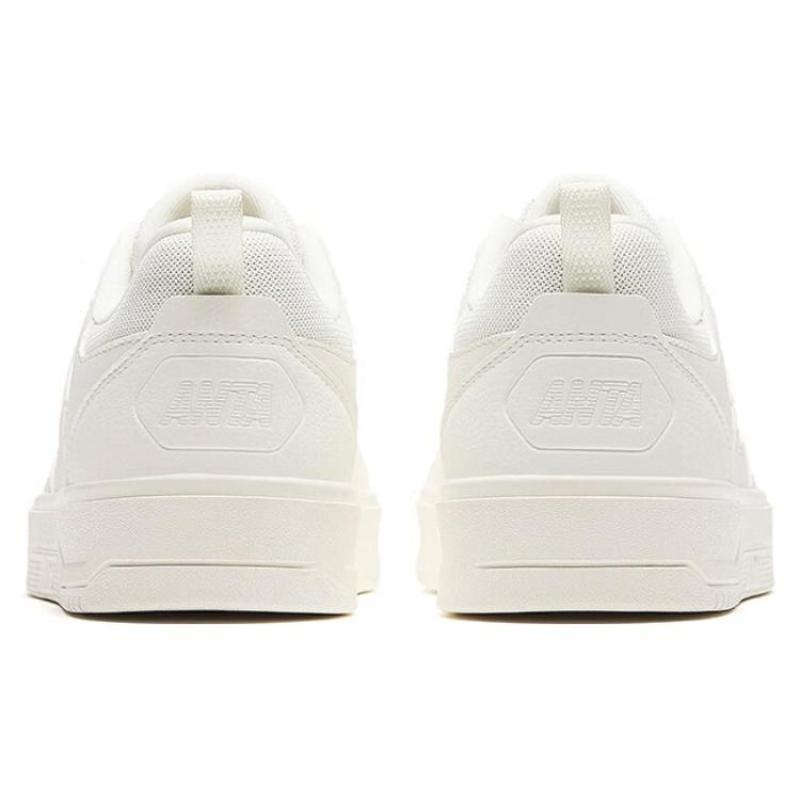 Anta Нескользящие Низкие Скейт-Кеды Женские Белые Кроссовки 122348011-1