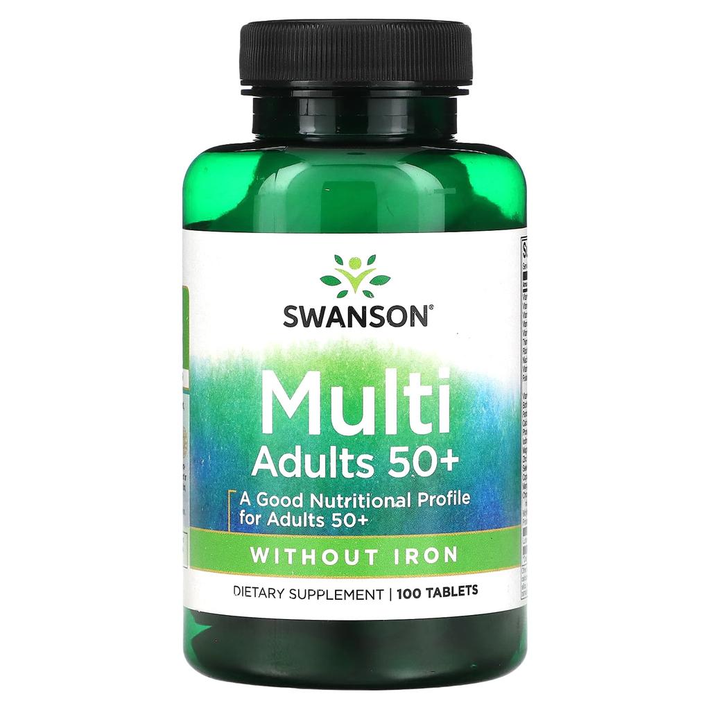 Swanson Adults 50+, 100 Tablets