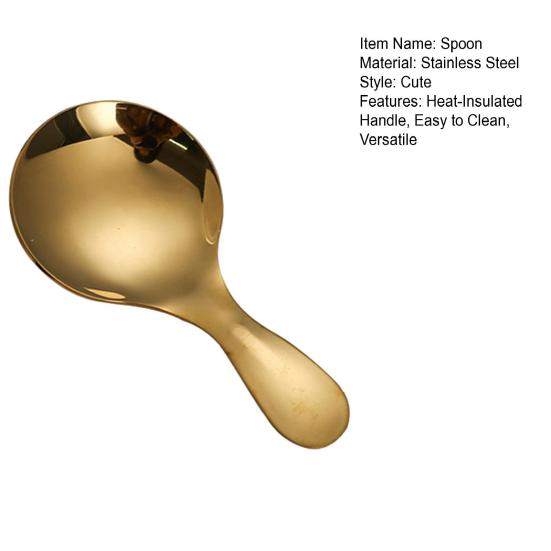 Мини-ложка из нержавеющей стали, ложка с короткой ручкой, ложка для мороженого, ложка для сухого молока для кухни, ресторана