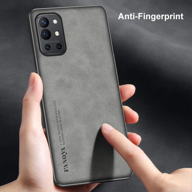 Luxury Leather Case For OnePlus 9R 9RT 9 Pro 5G Cover Matte Silicone Protection Phone Case For One Plus 9 R RT 9 Pro OnePlus9