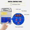 2L Ultrasonic Cleaner Stainless Steel Ultrasonic Cleaner Digital Heater Timer Jewelry Cleaning for Commercial Personal Home Use(2L)