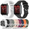 Glossy Solid Color Strap for Huami Amazfit GTS4 Mini (20mm)