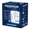 Aquaphor Morion 101S Ro Drinking Water Filter Set + Slender Three-Way Kitchen Faucet - Brushed Gold