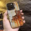 Винтажный индустриальный стиль Ржавый узор Чехол для телефона Для iPhone 17 16 Pro Max 11 12 13 14 15 Plus X XR XS 16E Ударопрочный чехол
