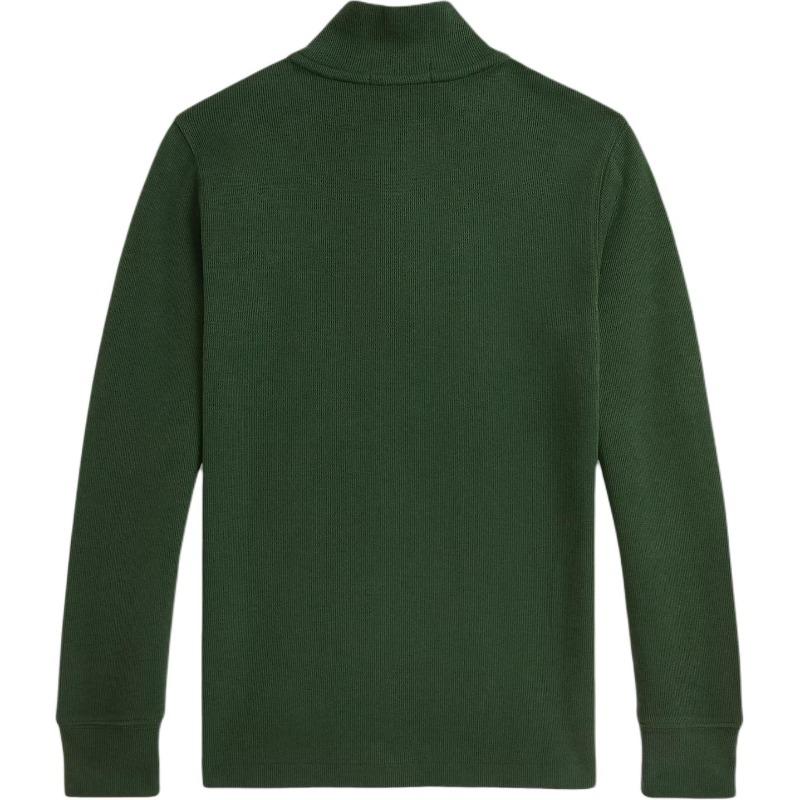 Ralph Lauren Толстовка FW25 Однотонная с молнией на четверть Длинный рукав Детская 323953023-011